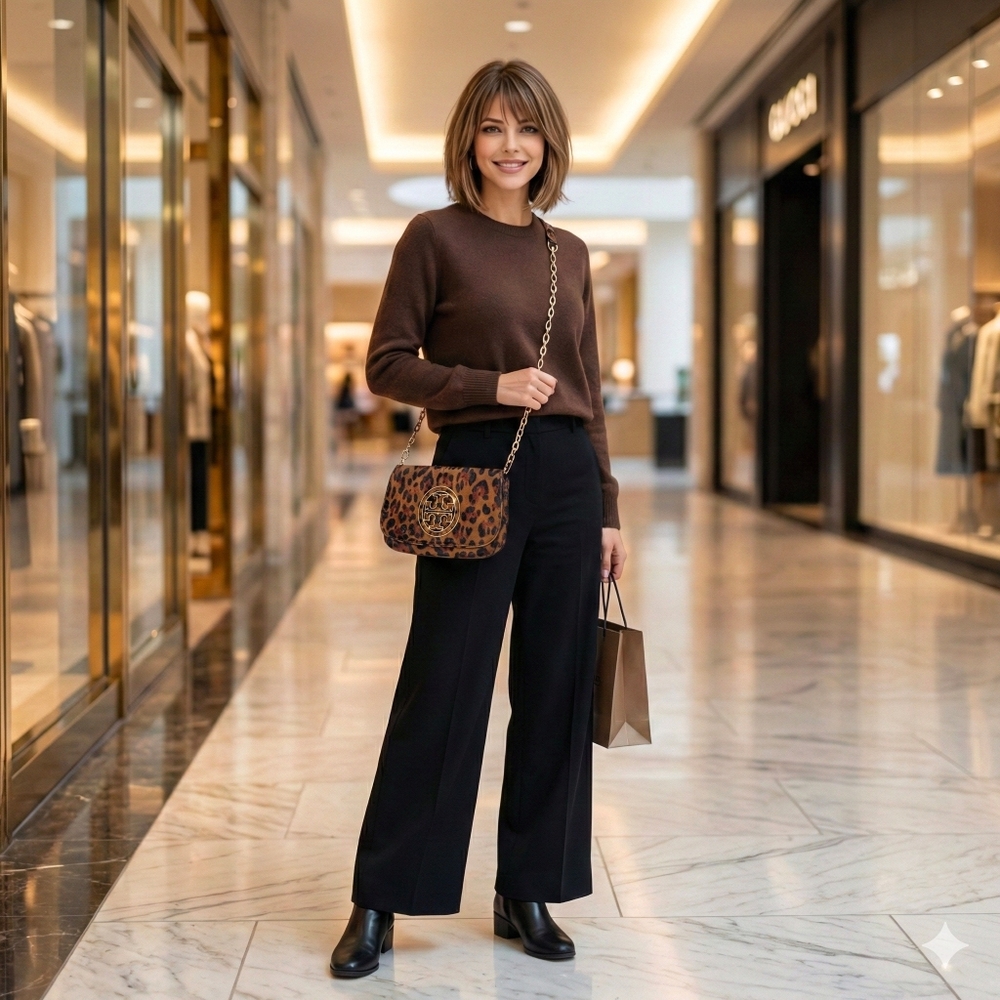 Tory Burch Ainsley Leopard Print Patent Leather Clutch Crossbody Gold Logo Bag - Picture 3 of 17